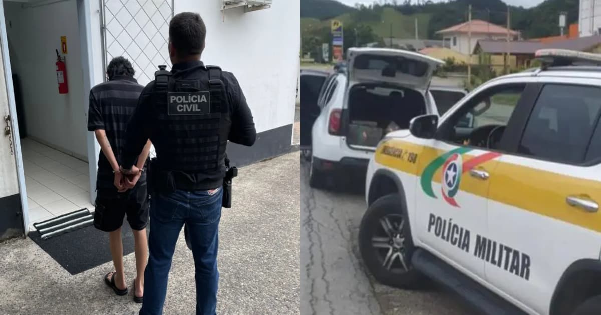 Jovem de 20 anos procurado pelos EUA por crimes sexuais contra crianças é preso em SC