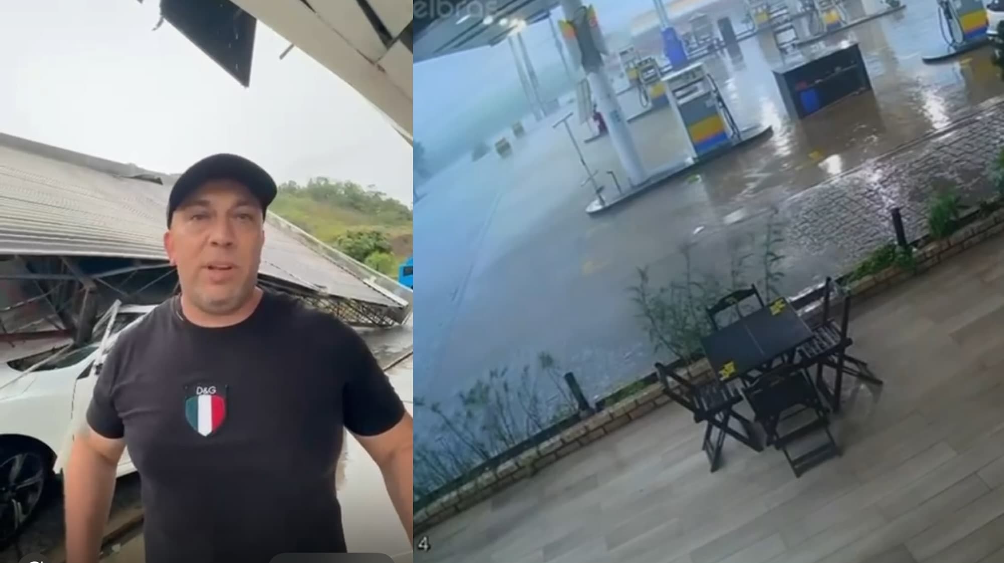 “Nasceu de novo”: motorista vive momentos de terror durante microexplosão em SC