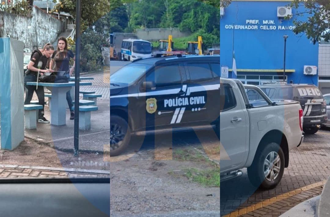 DEIC deflagra operação contra corrupção na Prefeitura de Governador Celso Ramos