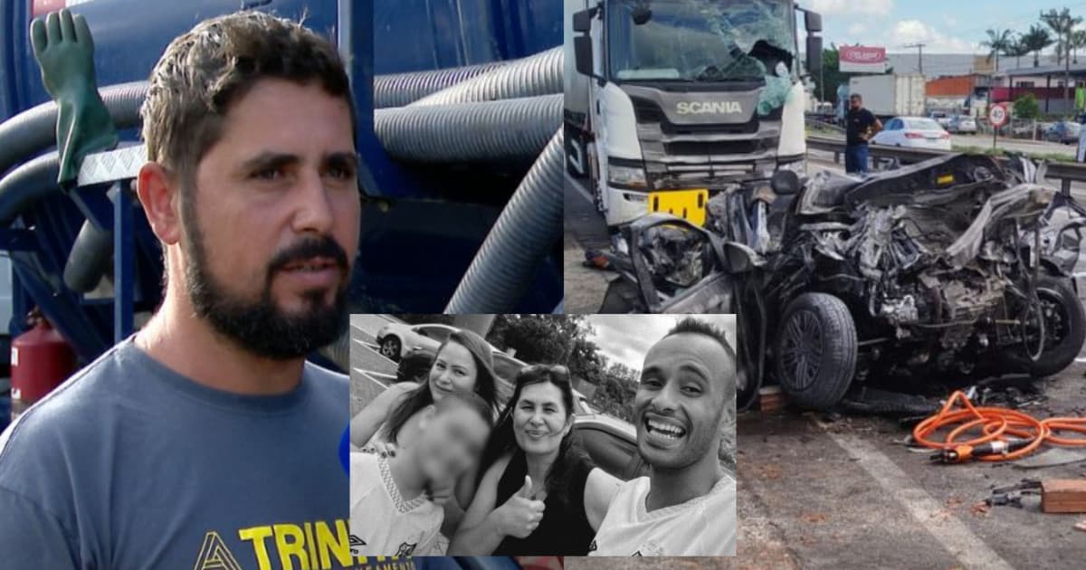 Garoto que perdeu pais e avó em acidente na BR-101 em Itajaí agradece motorista: “salvou a minha vida”