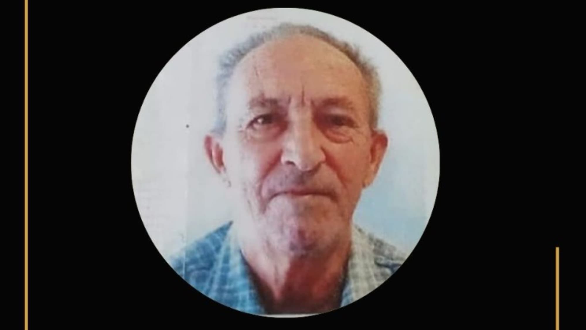 Nota de falecimento de Ogeni João Amorim