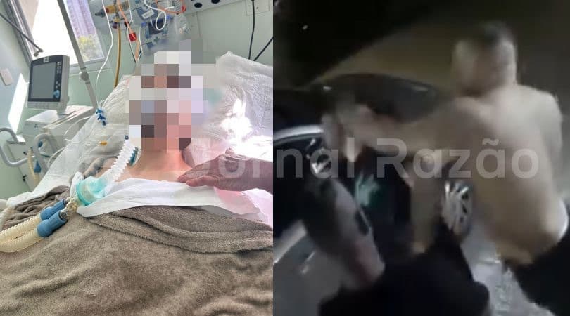 Motorista de app luta pela vida em hospital da Grande Florianópolis após ser espancado