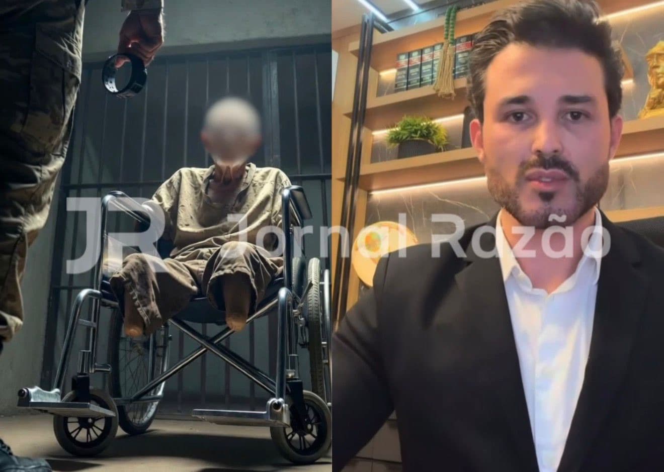 Justiça de SC manda colocar tornozeleira eletrônica em idoso que não tem as duas pernas