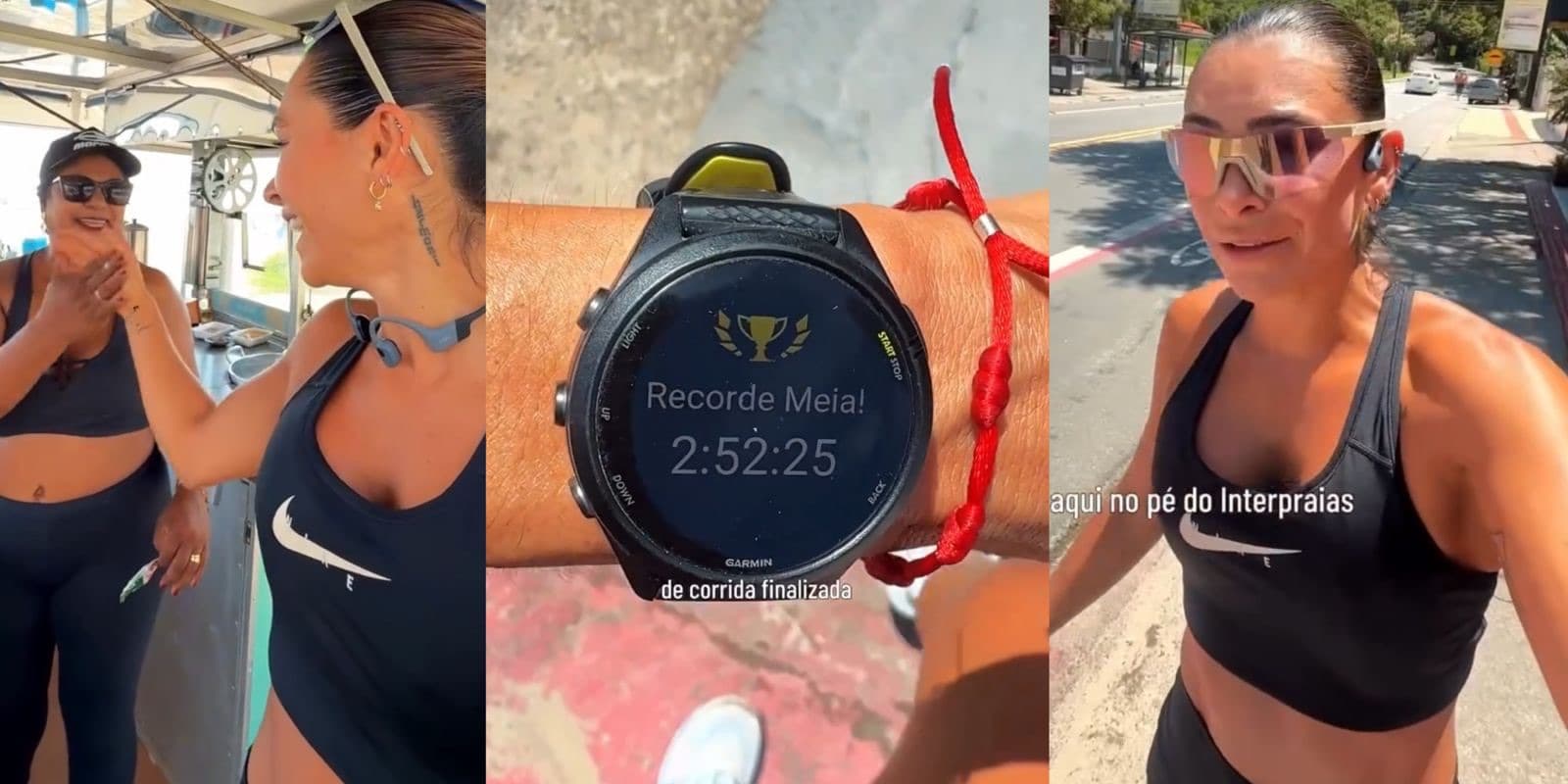 “Só de carro”: curitibana aceita desafio e corre 23 km em 3 horas, de Itapema ao Interpraias em BC