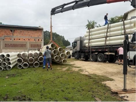 Falta de água em Tijucas está com os dias contados após obra na rede