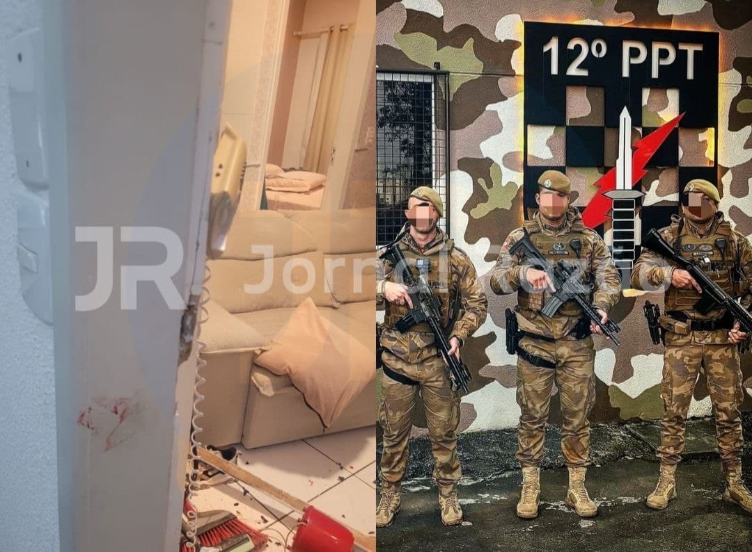 PMSC neutraliza “machão” que invadiu apartamento e impede feminicídio em BC