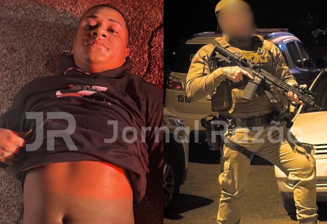 Criminoso atira contra policiais, foge na contramão e é baleado pela PMSC em Florianópolis