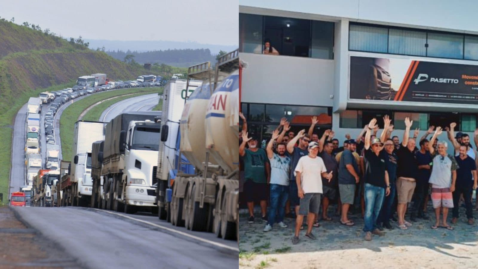 URGENTE: Caminhoneiros de SC aderem à paralisação nacional após alta do diesel