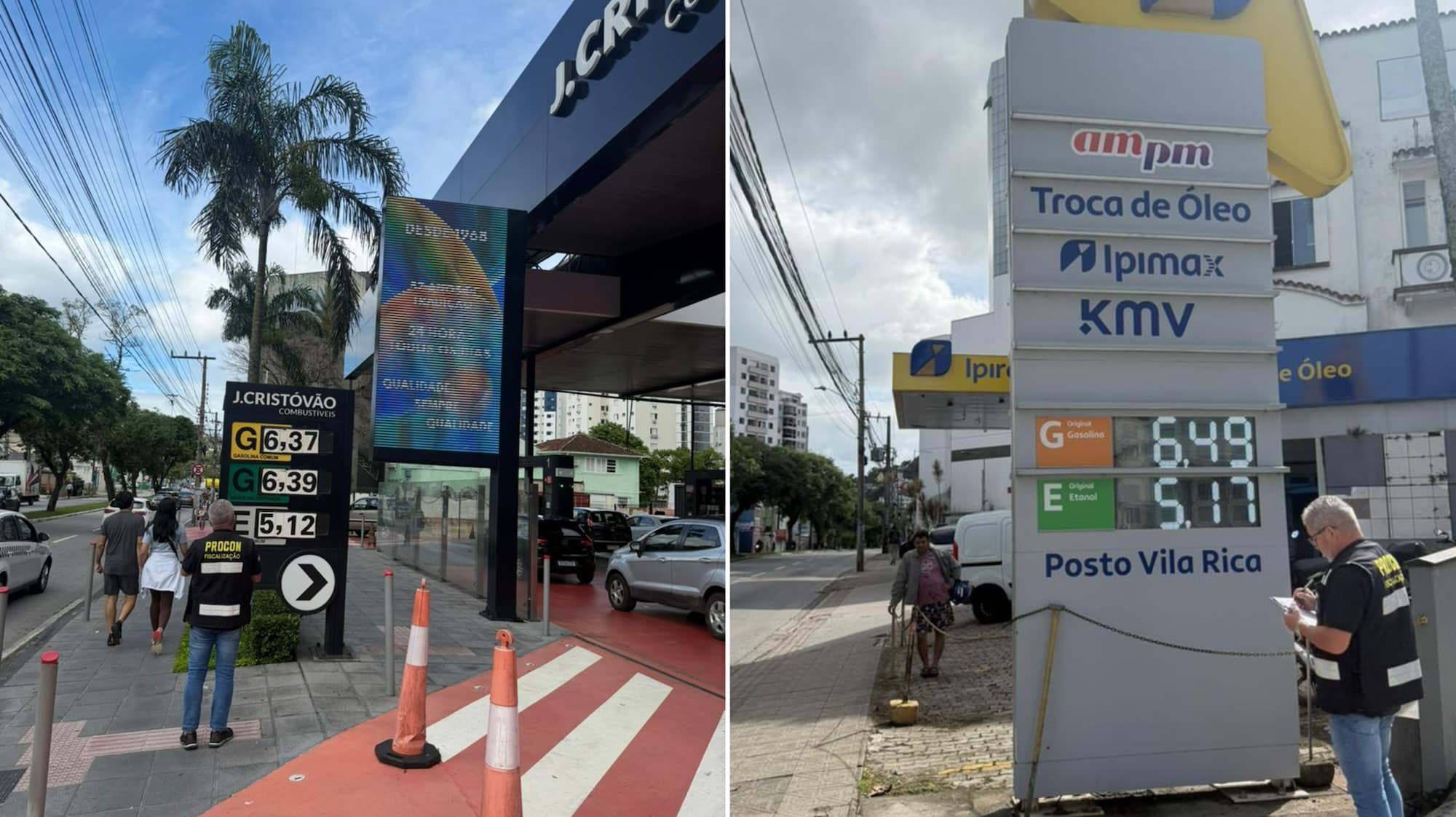 Postos de Florianópolis reduziram preço da gasolina após notificação, diz Procon