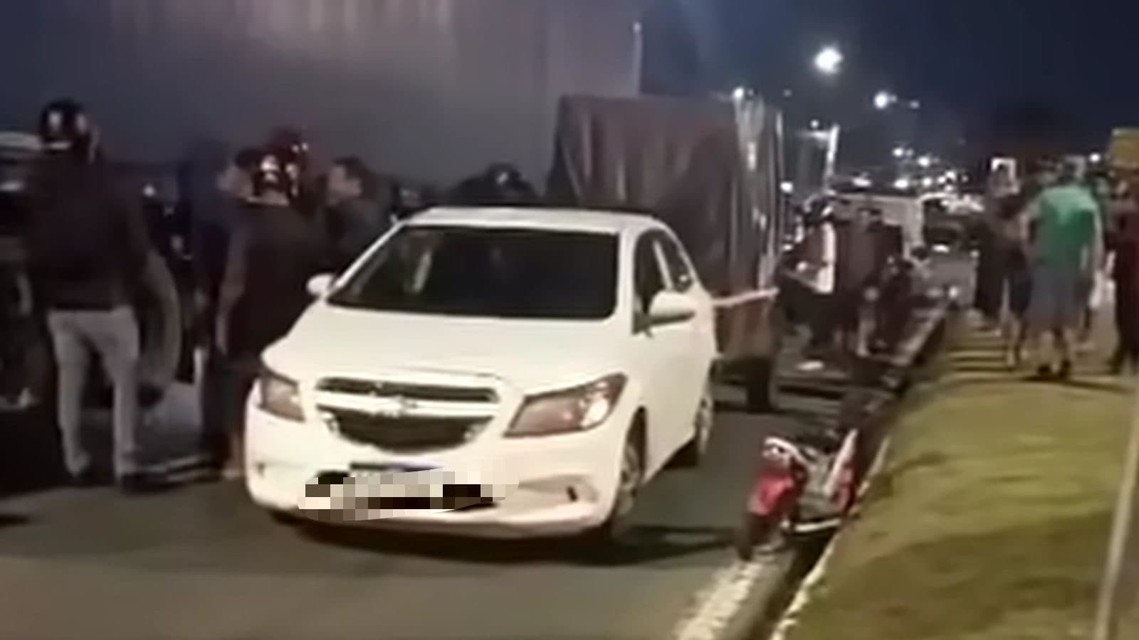URGENTE: Motociclista morre após acidente entre veículos na saída para a BR-101, em Itajaí