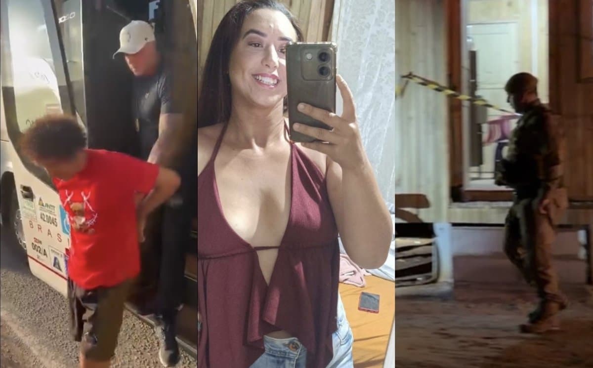 Covarde que matou a mãe de seus dois filhos em SC é preso tentando fugir de ônibus