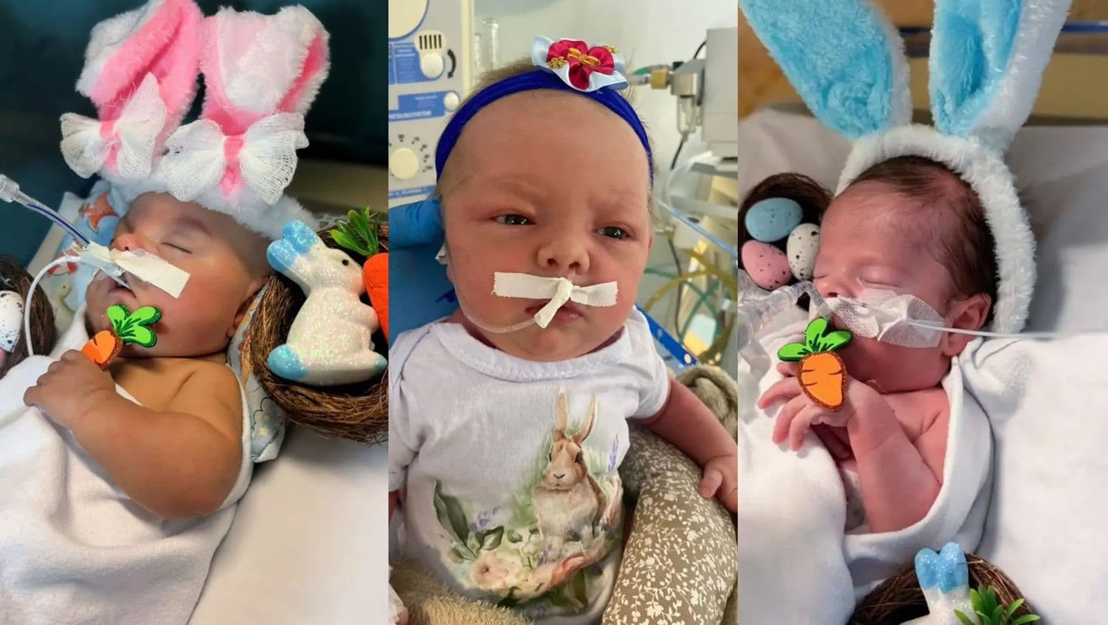 Crianças internadas no Hospital Infantil Joana de Gusmão, recebem gesto de amor durante a Páscoa