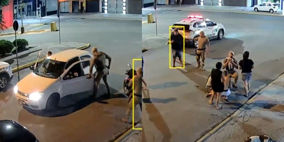 “Deus colocou eles ali”: mãe encontra policiais por acaso na rua e bebê engasgada é salva em SC