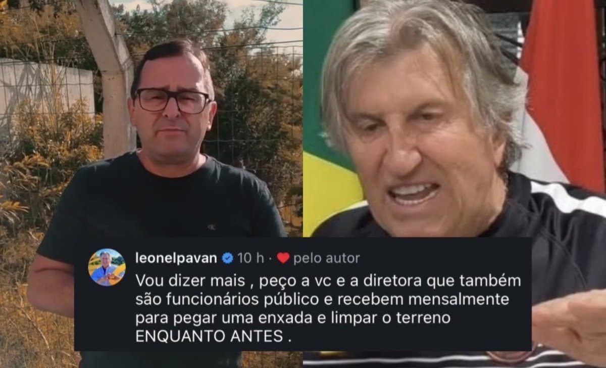 Prefeito de Camboriú se irrita e manda professoras pegarem enxada para capinar terreno