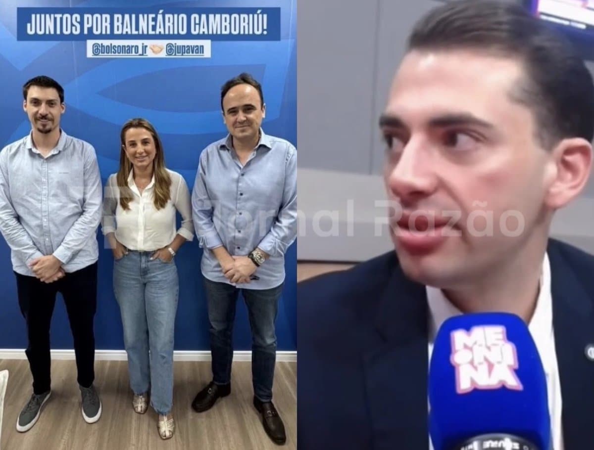 “Juntos por Balneário”: foto de Renan Bolsonaro com Juliana Pavan leva vereador a sair do PL