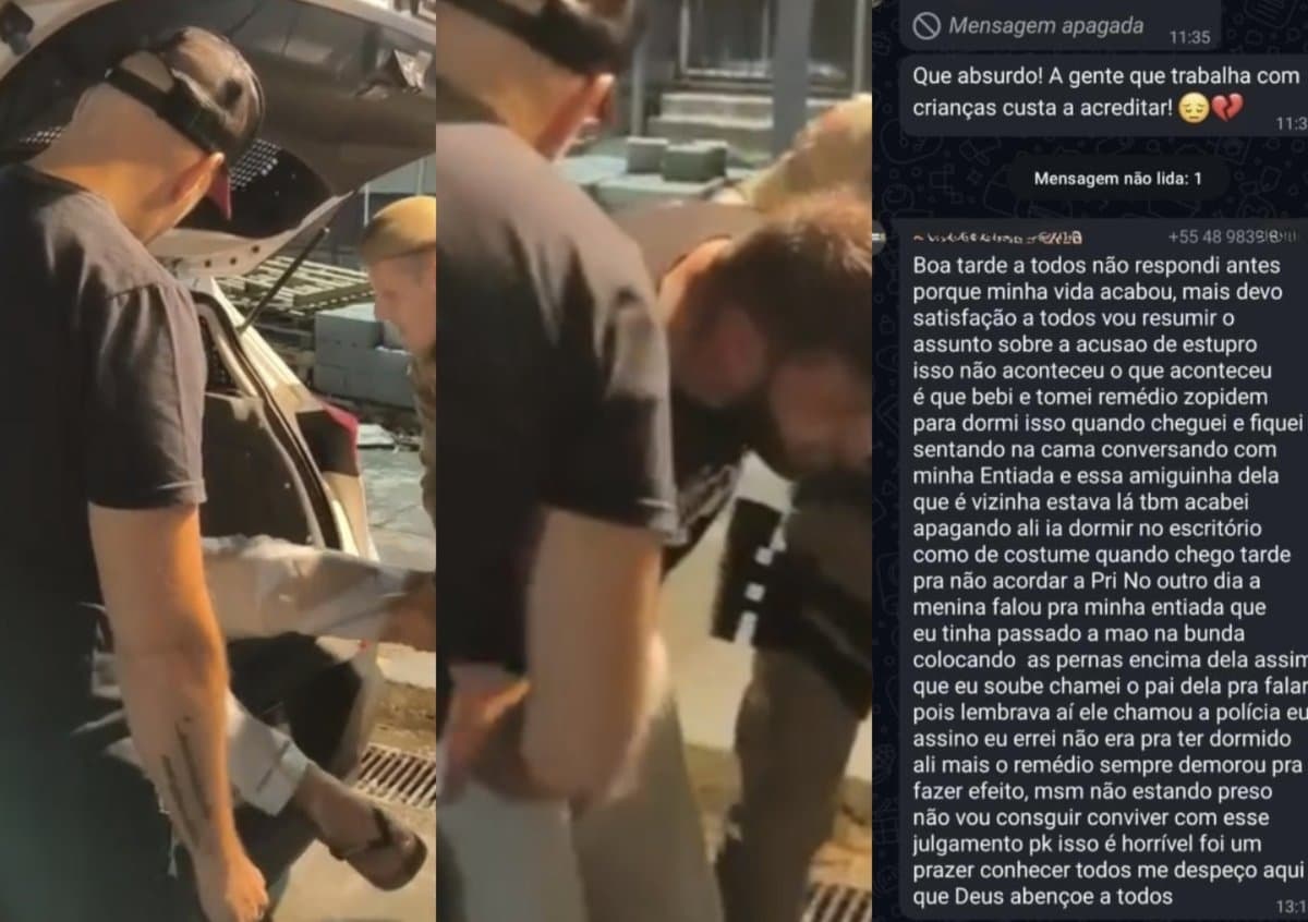Liberado na delegacia após confessar abuso de criança, empresário de SC é espancado