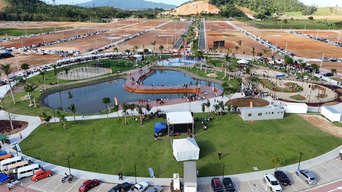 Parque Santa Helena é inaugurado e vira novo ponto de lazer e esporte de Tijucas