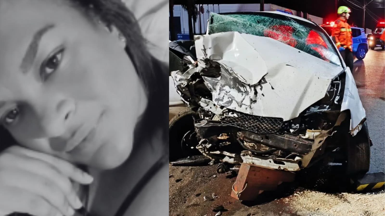 Identificada mulher que morreu presa às ferragens em colisão que mobilizou 14 bombeiros em SC