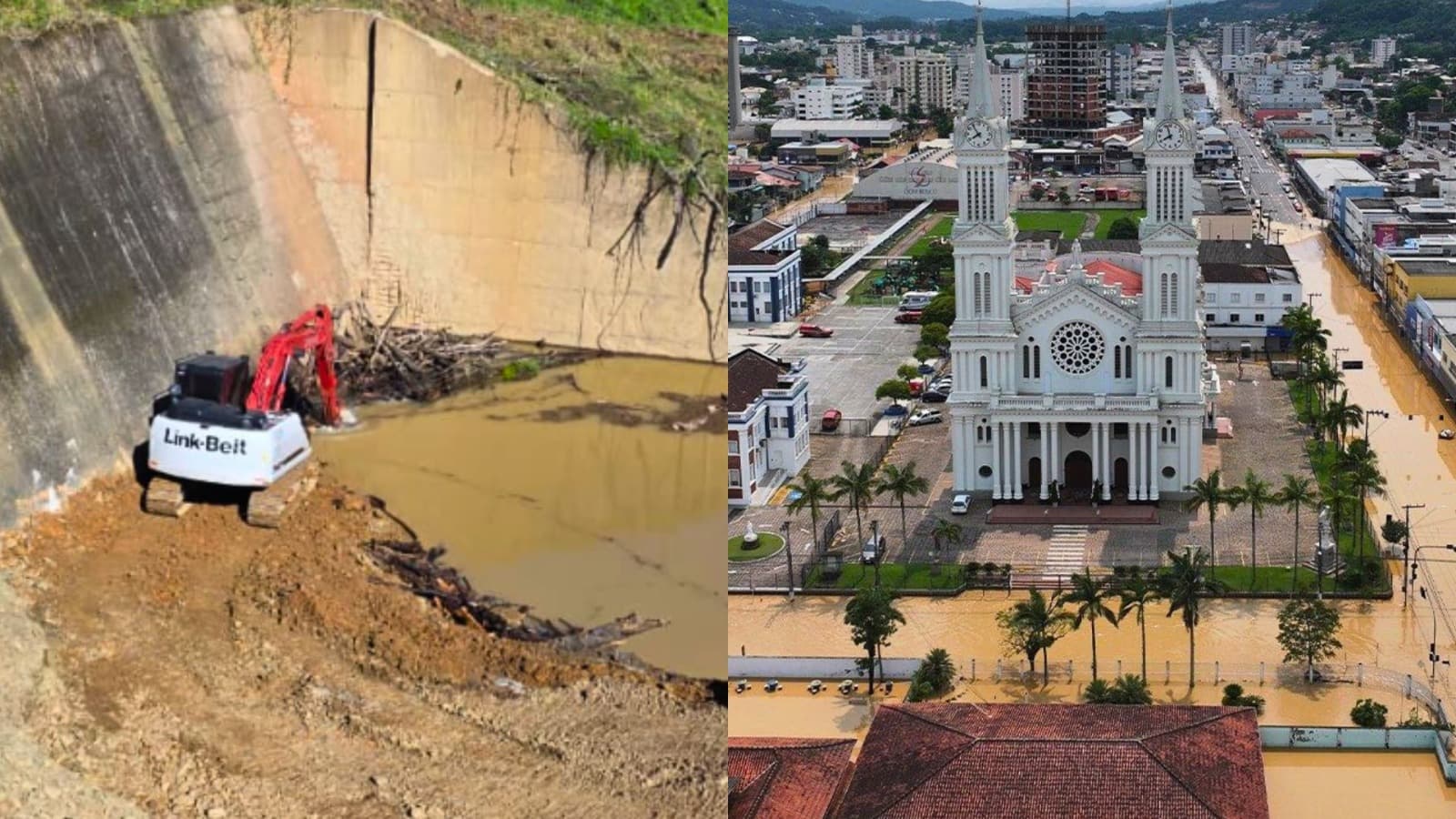 El Niño ameaça o Vale do Itajaí e maior barragem da região tem comporta travada