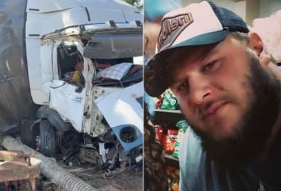 “Gordo” de SC morre após caminhão ser atingido por trem no Paraná; ele deixa esposa e três filhos