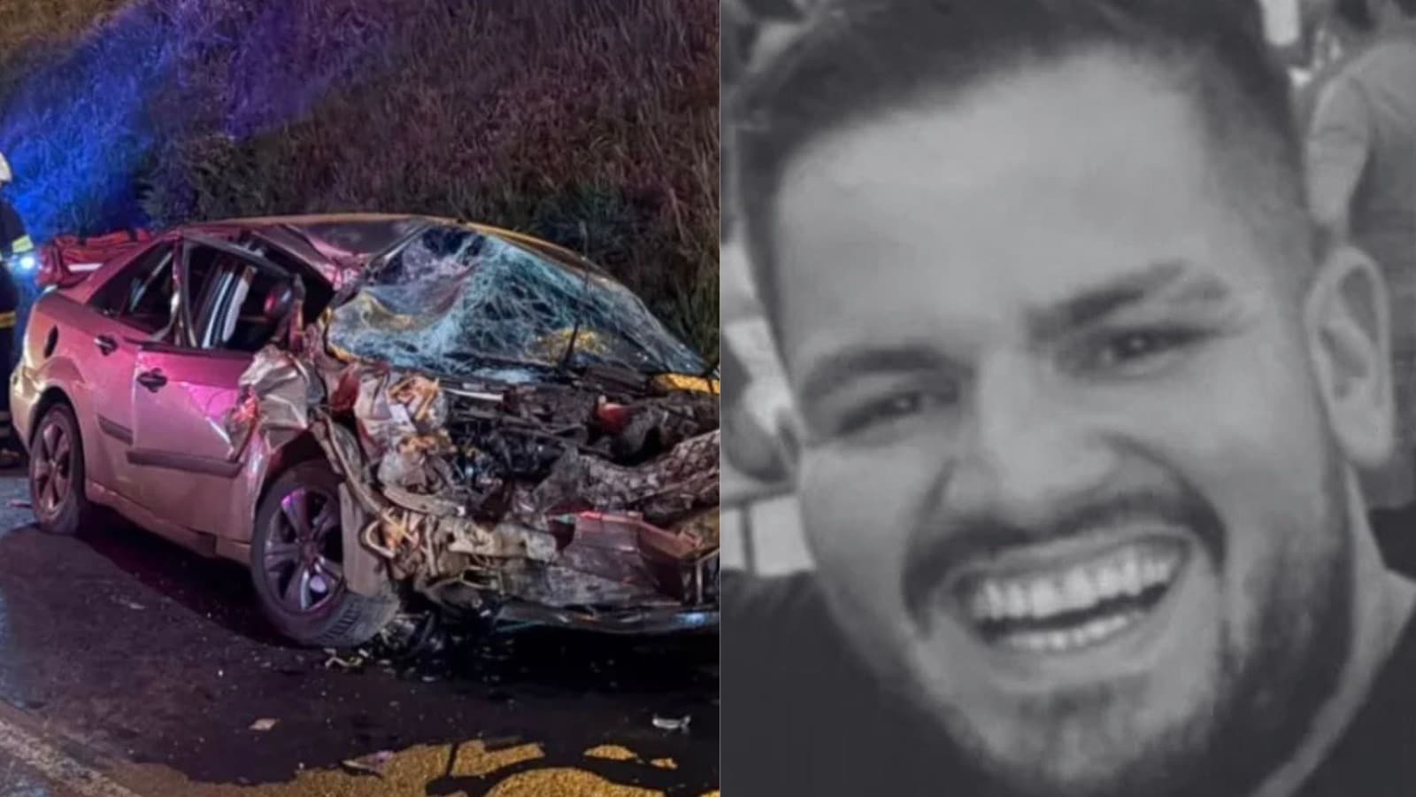 Identificado motorista de 25 anos que morreu em colisão entre carro e carreta na BR-153, em Concórdia