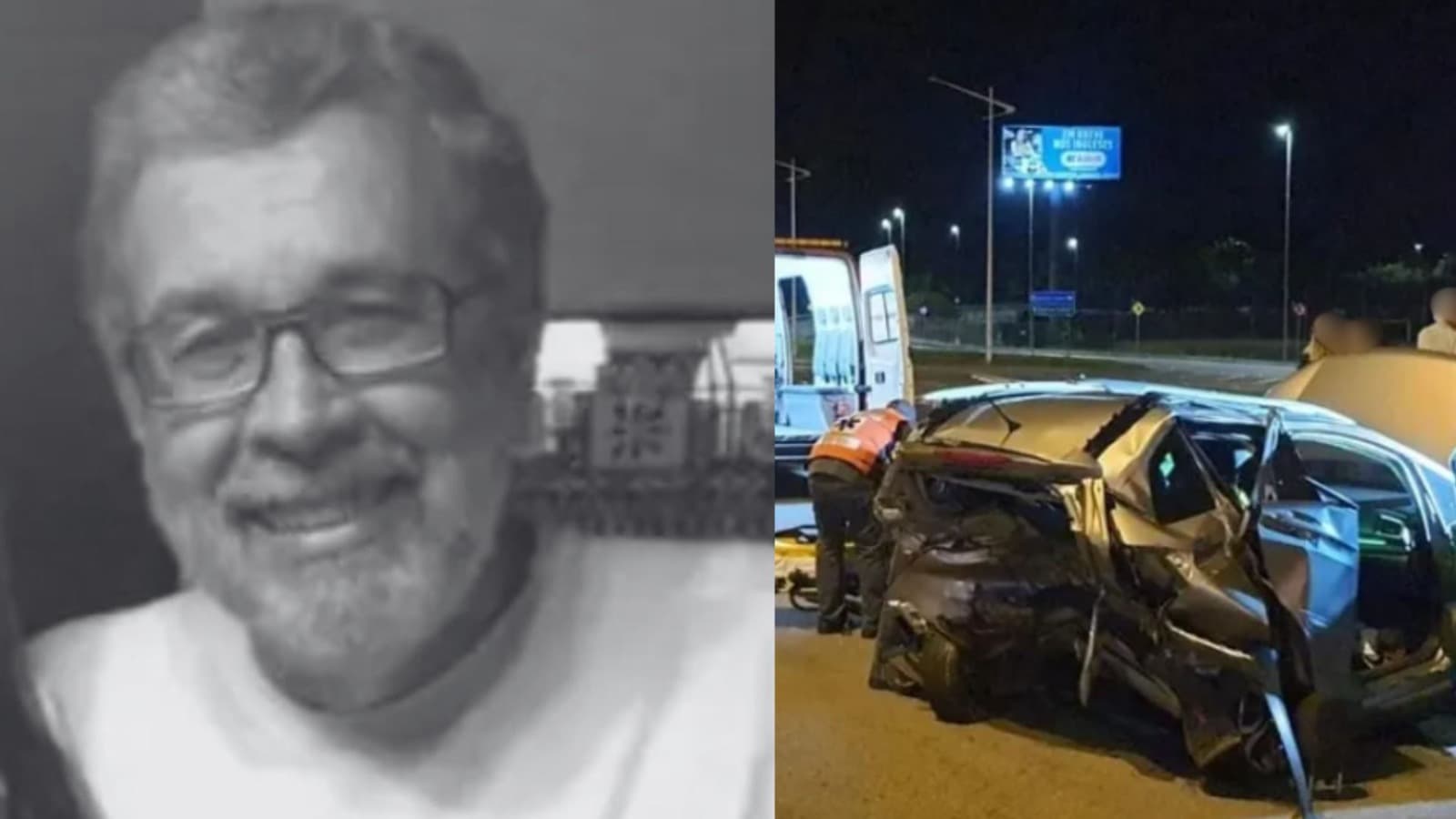 Absolvido de homicídio, motorista é condenado por racha a 180 km/h que matou idoso em Florianópolis