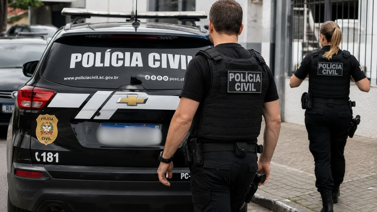 Com apenas três policiais civis para quatro cidades, MP exige seis reforços em comarca de SC; prazo de 30 dias