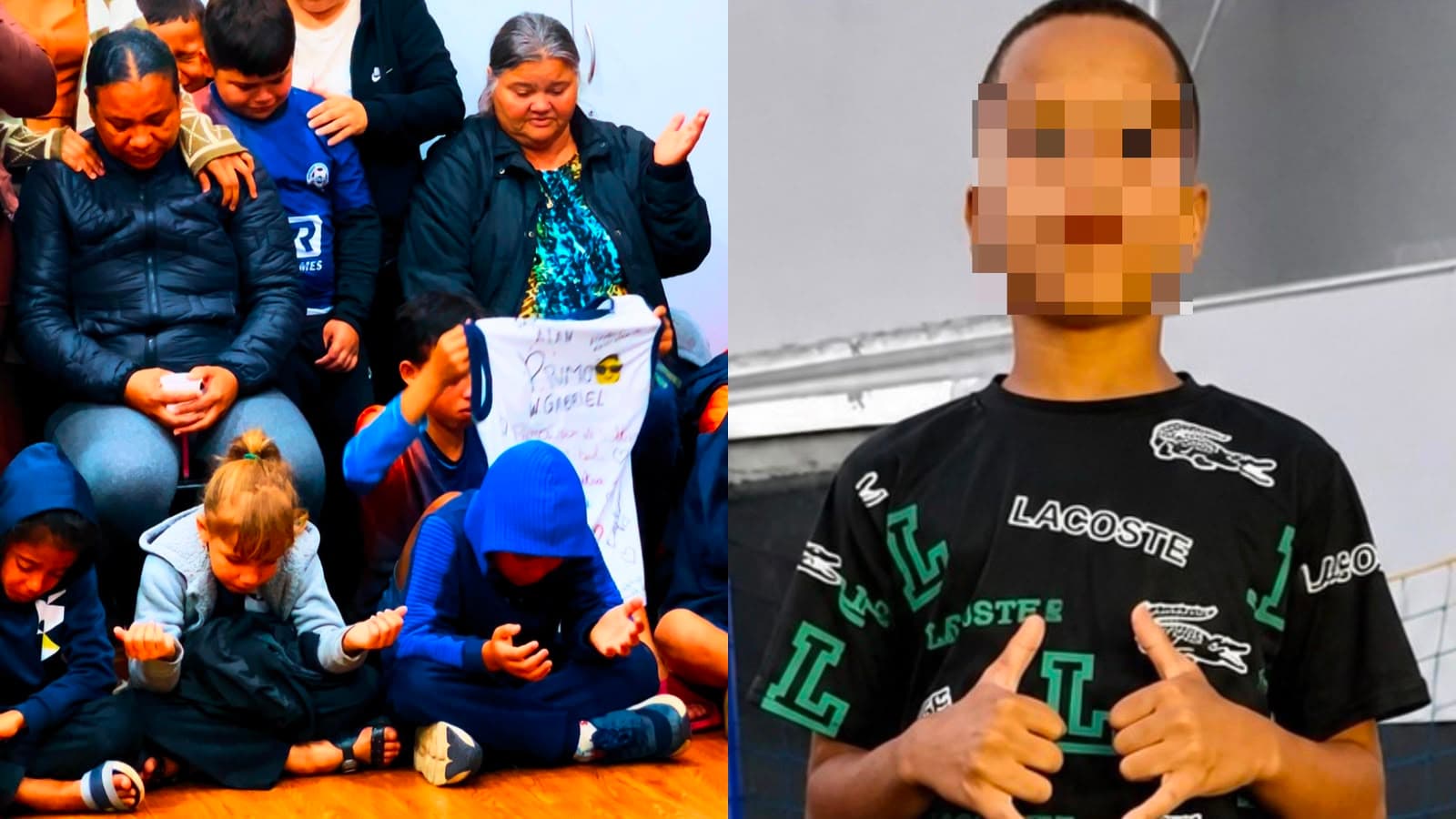 Entre a vida e a morte: comunidade se une em orações pelo pequeno Wesley, em Itajaí