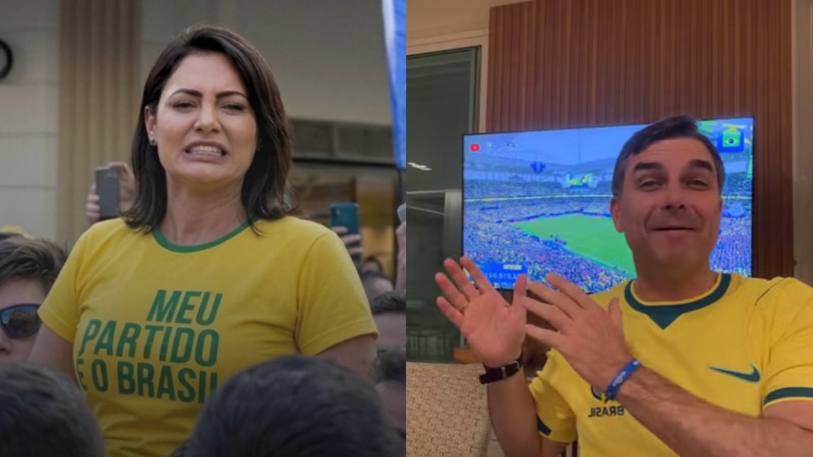 Crise na família Bolsonaro: Michelle diz que foi “apunhalada” e humilhada por Flávio