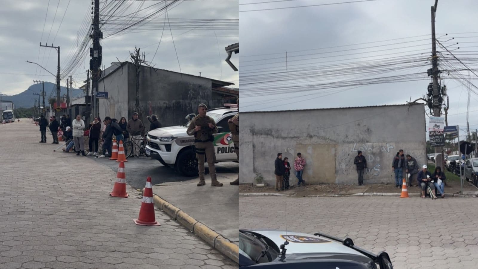 “Multidão” é flagrada aguardando a chegada do presidente Lula da Silva para evento em Santa Catarina