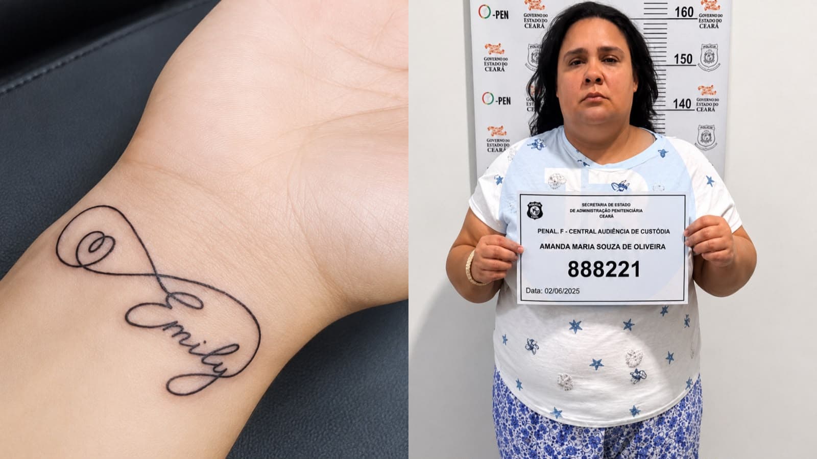 “Pequena Amanda”: mulher que fingia ser criança em SC enganou fiéis no Paraná, que chegaram a tatuar nome falso no pulso