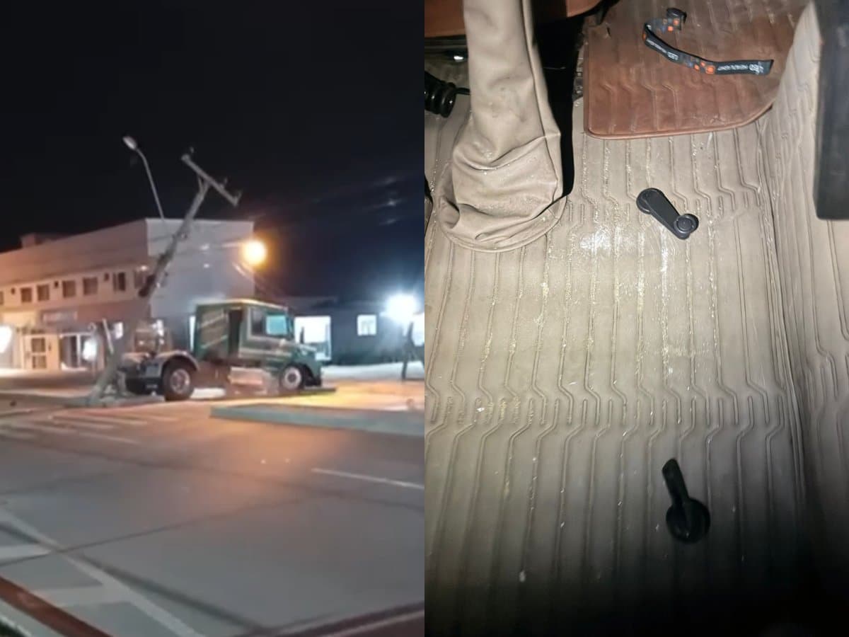 PM encontra cocaína em caminhão após empresário derrubar poste e fugir em Tijucas