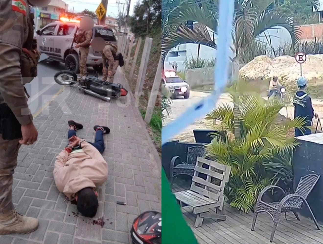 Choque de Ordem: PMSC toma conta de Bombinhas e foragido é baleado em perseguição