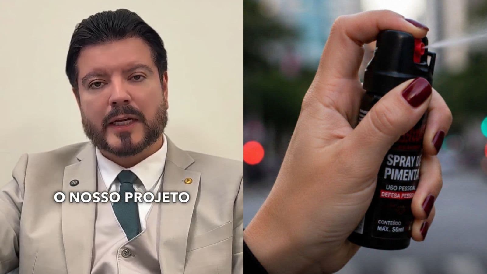 Congresso aprova spray de pimenta para autodefesa de mulheres e SC leva o crédito de ter saído na frente