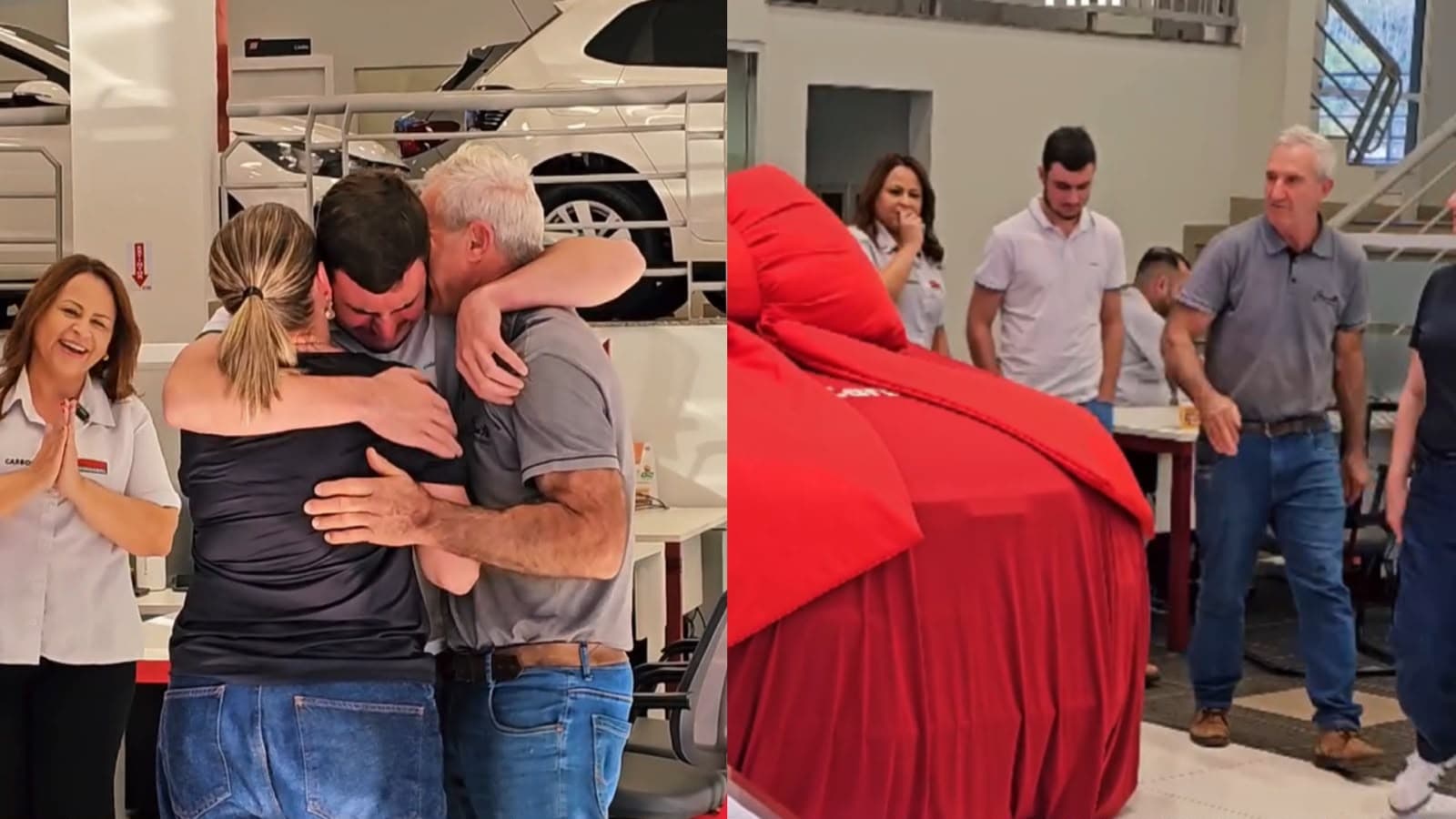 “Ele merece muito”: jovem ganha carro zero dos pais e protagoniza cena emocionante no interior de SC
