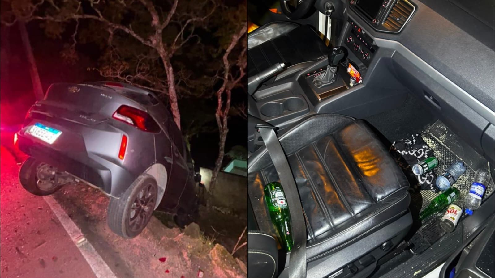 Motorista bêbado paga fiança e é solto após provocar grave acidente e perseguição em Porto Belo