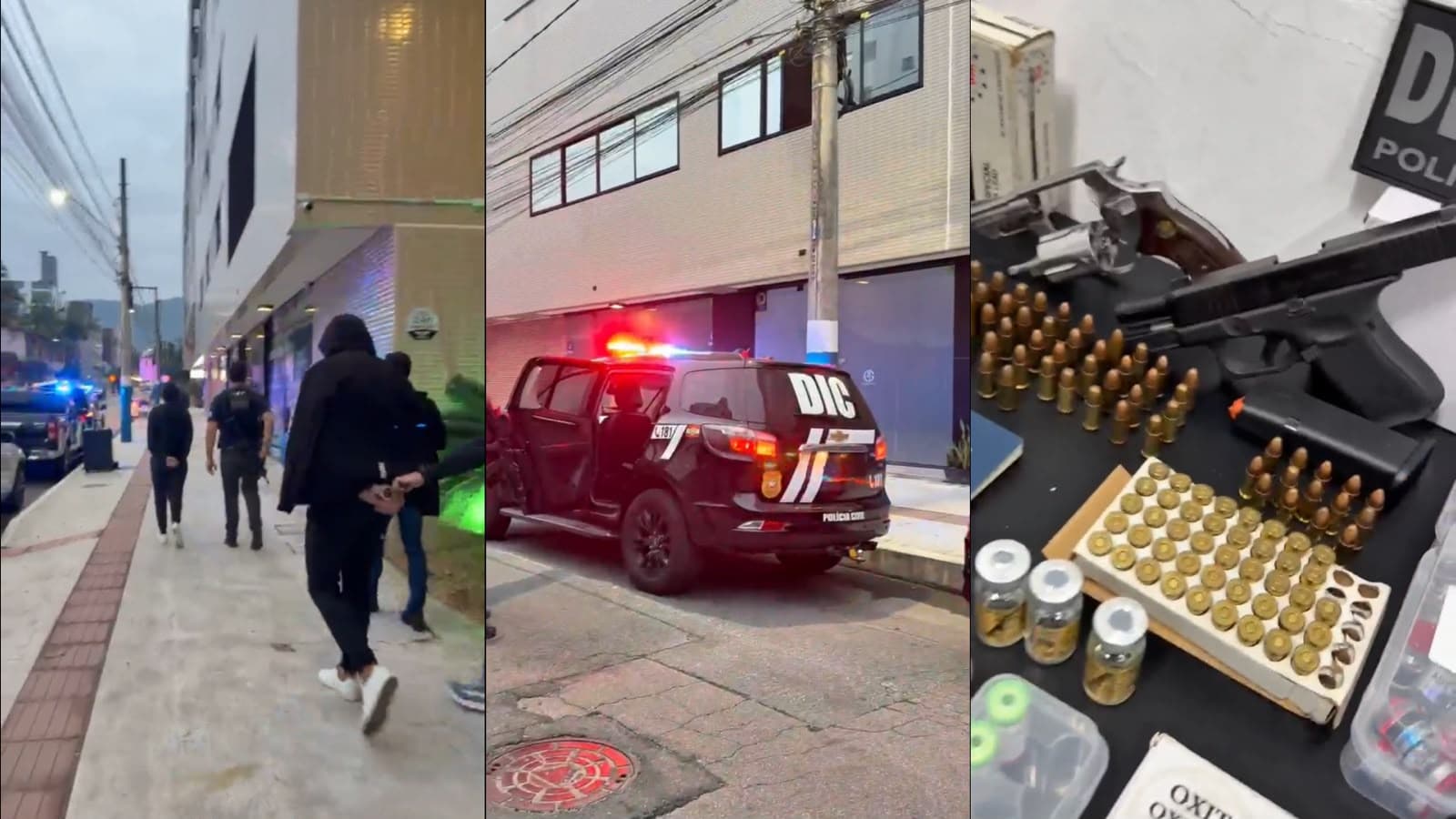 Paulo Vicente Miguel, procurado pela Interpol, é preso em Itajaí com estoque de emagrecedores e uma Glock