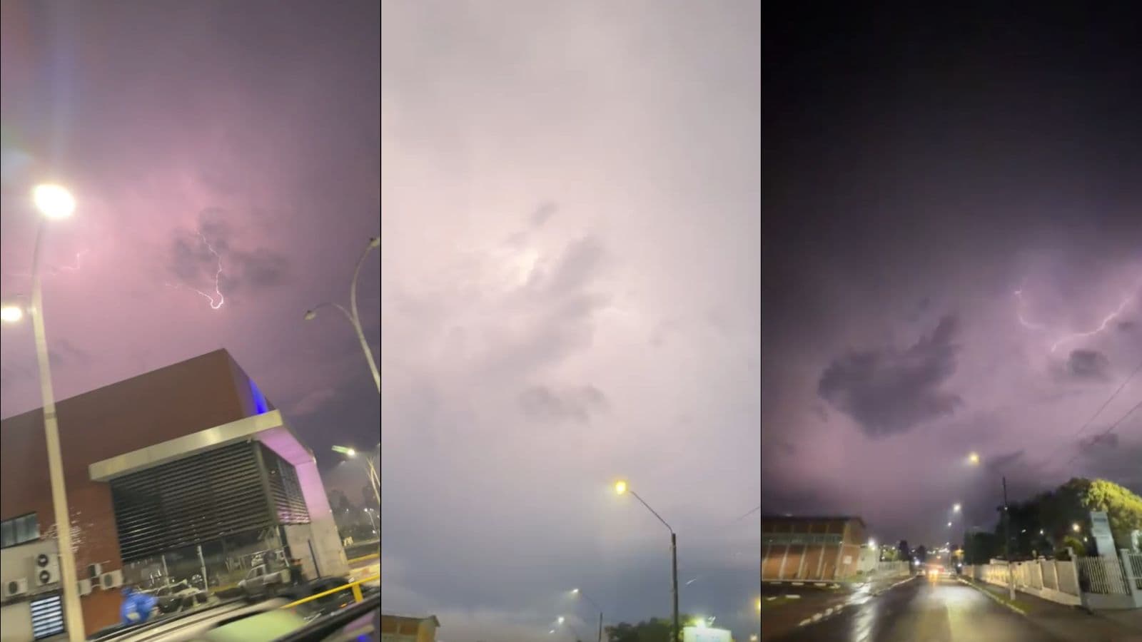“Risco muito alto”: tempestades ameaçam cidades de SC e céu fica marcado por raios assustadores