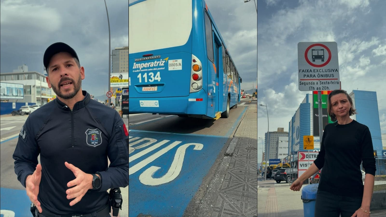 “Ninguém vai ser multado por virar à direita”, diz secretária sobre faixa exclusiva em São José