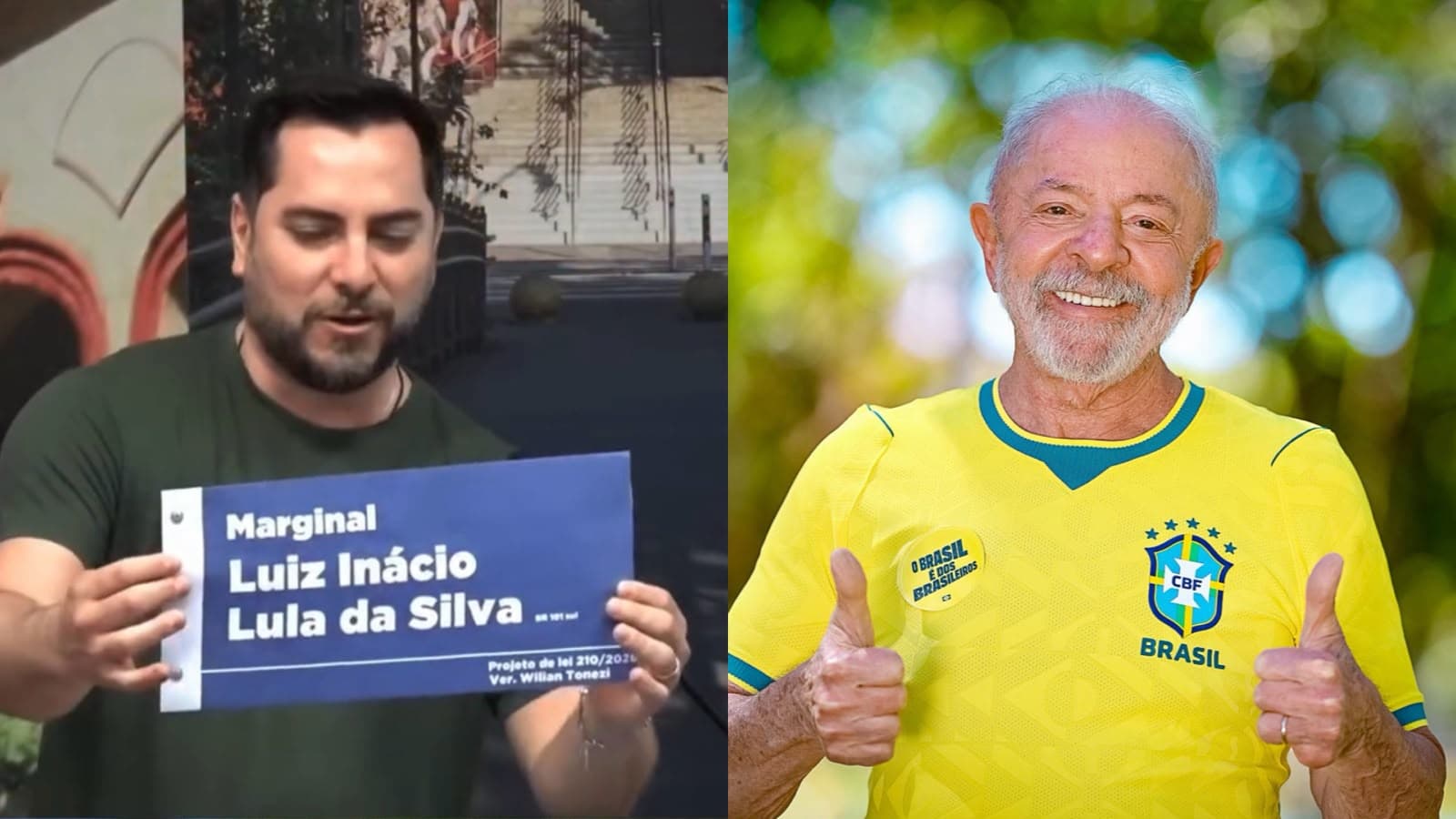 “Marginal Lula”: vereador de Joinville propõe “homenagem” inusitada em protesto contra petista