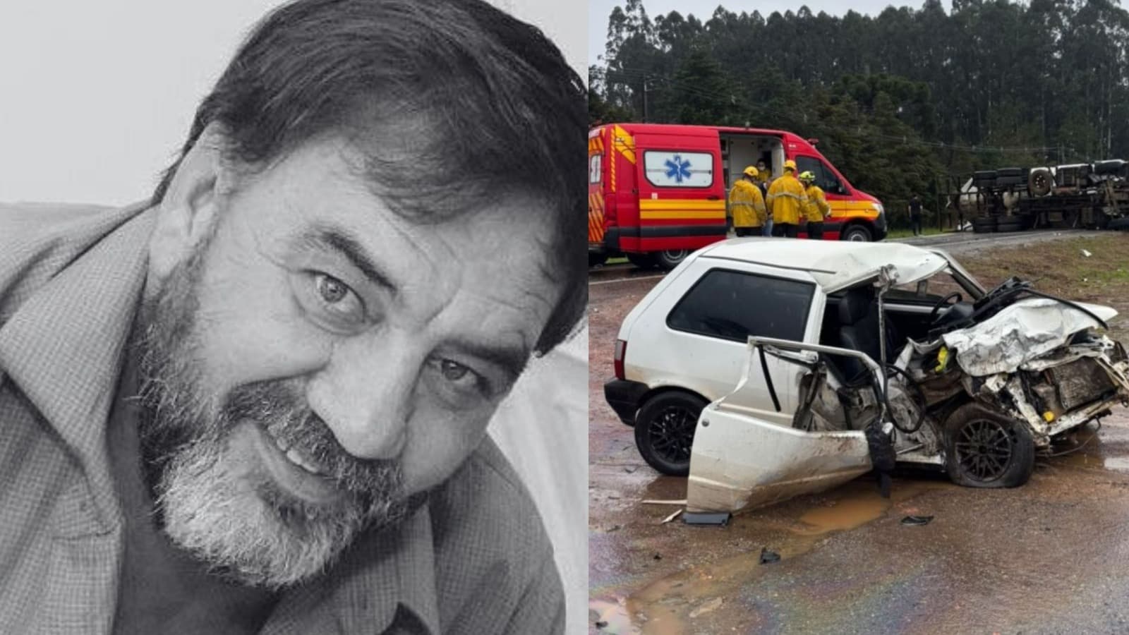 “Senhor gente boa”: identificado idoso que morreu em grave acidente na BR-280 em Canoinhas