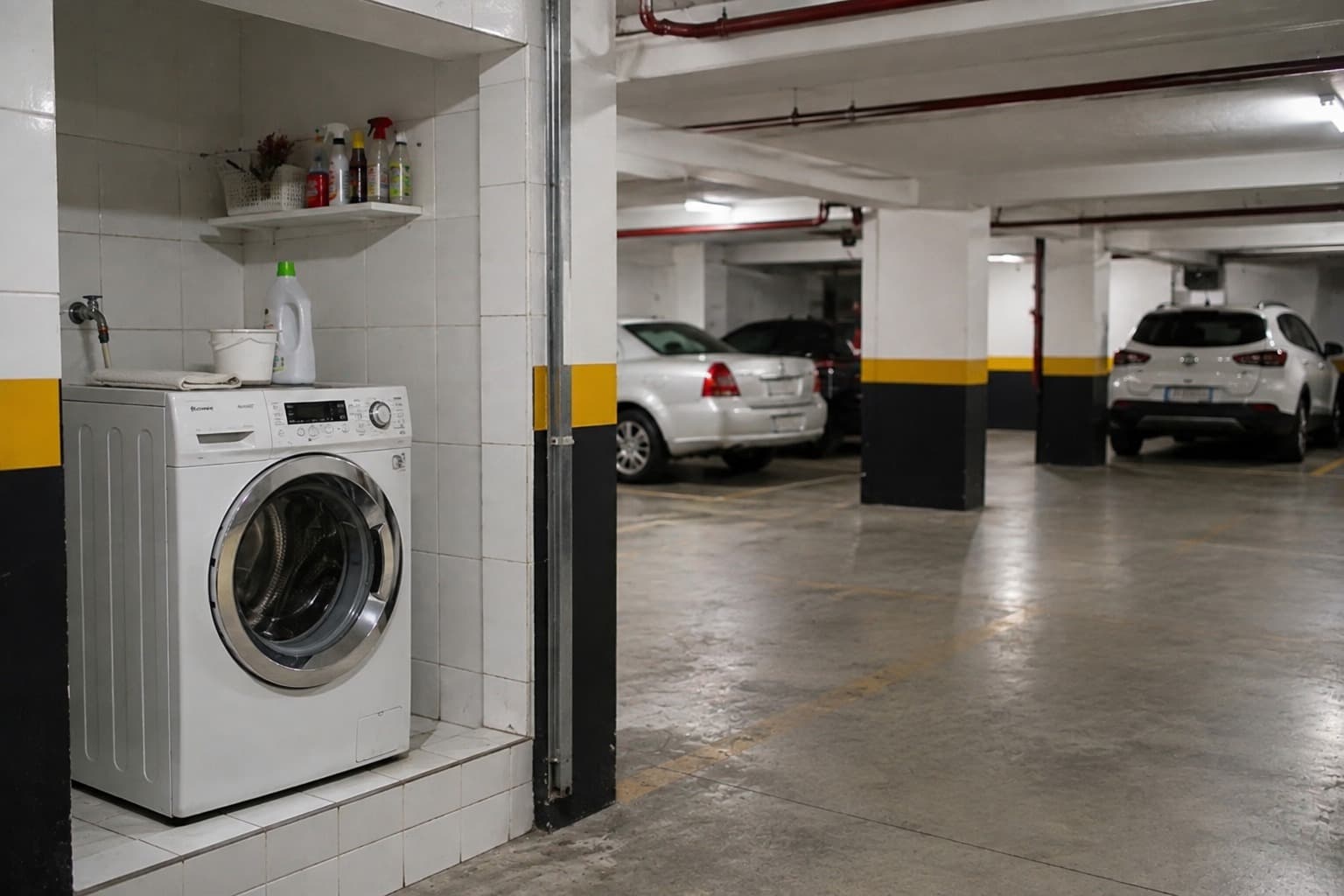 Morador de Balneário Camboriú tenta “expandir” apartamento na garagem de prédio e se dá mal
