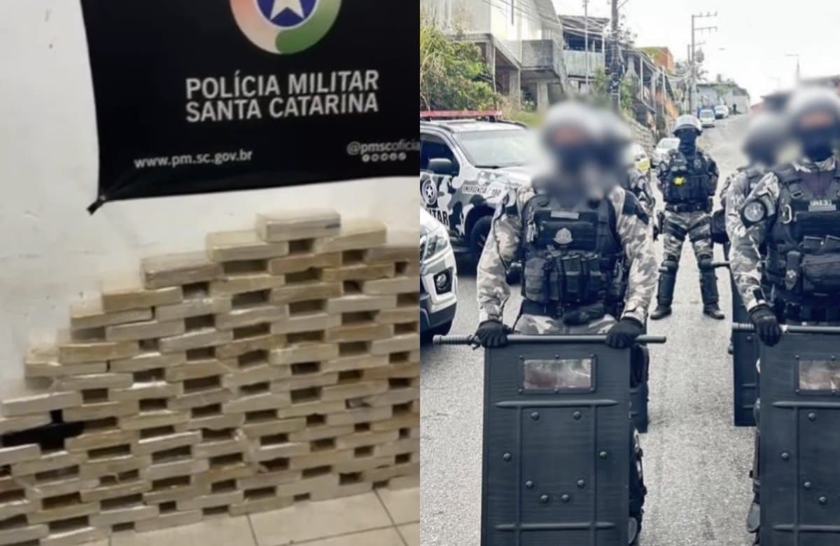 Operação do CHOQUE da PMSC tira 121 kg de crack das ruas na Grande Florianópolis