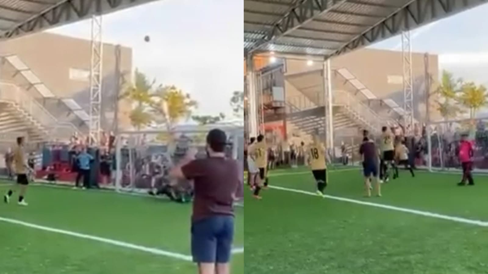 “Gol que ninguém esperava”: bola defendida em pênalti volta e decide título em final de torneio em SC