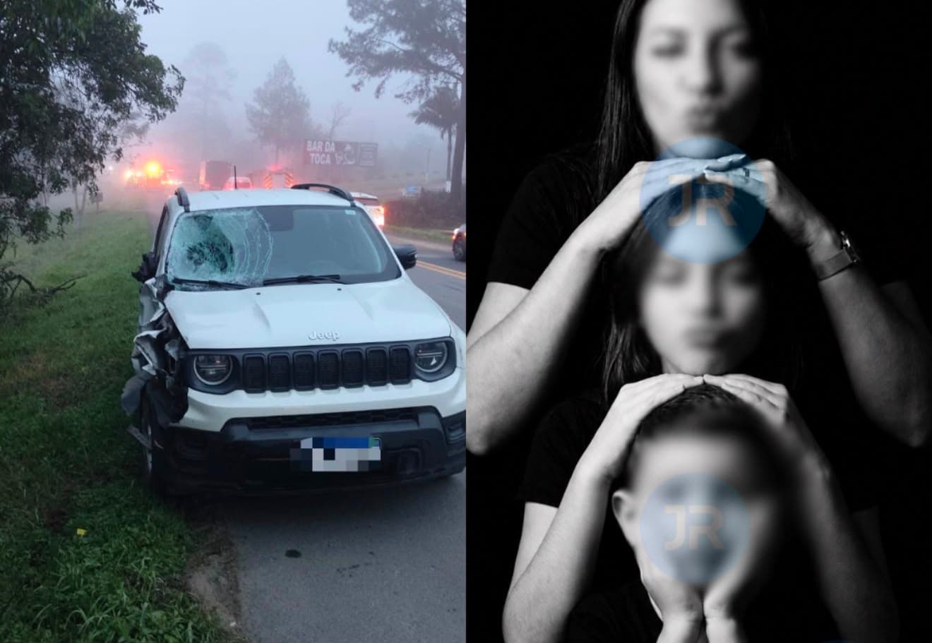 ‘Minhas vidas’: irmãos que morreram atropelados em SC estavam a caminho da escola