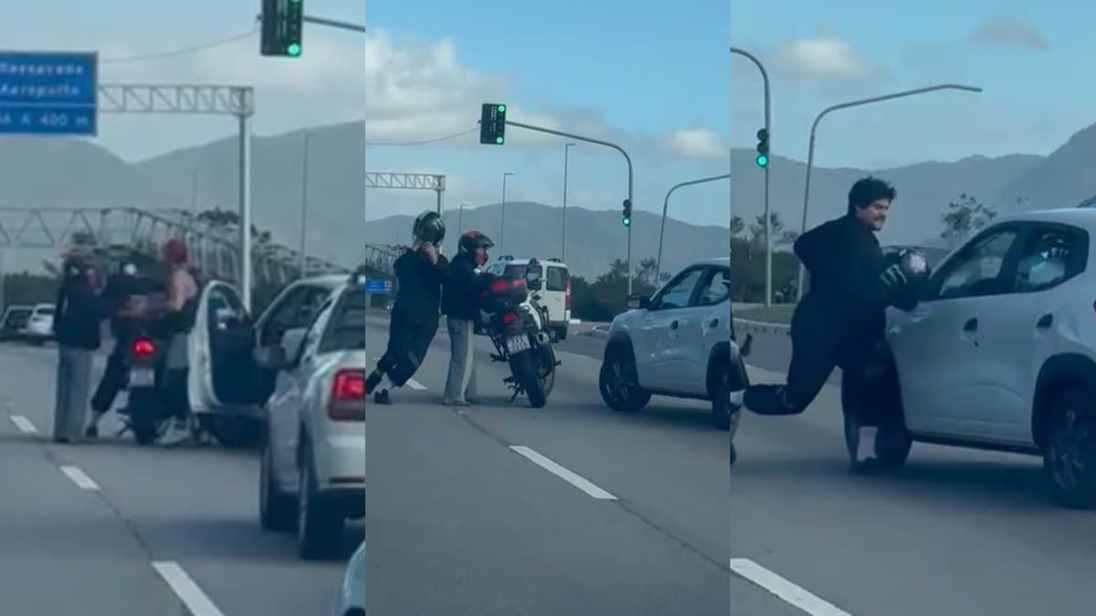 “UFC manezinho”: discussão no trânsito em Florianópolis termina com briga e atropelamento