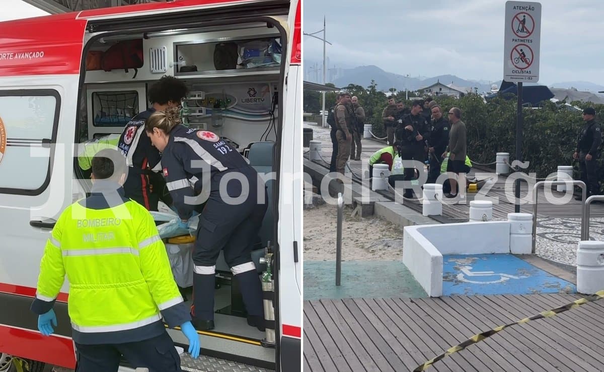 URGENTE: Ataque a tiros em Balneário Camboriú deixa vítima gravemente ferida no molhe da Barra Sul