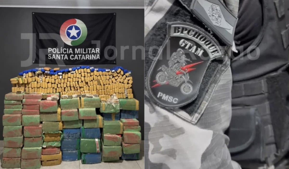 Choque da PMSC quebra recordes e chega a 5,2 toneladas de drogas apreendidas em apenas 7 dias