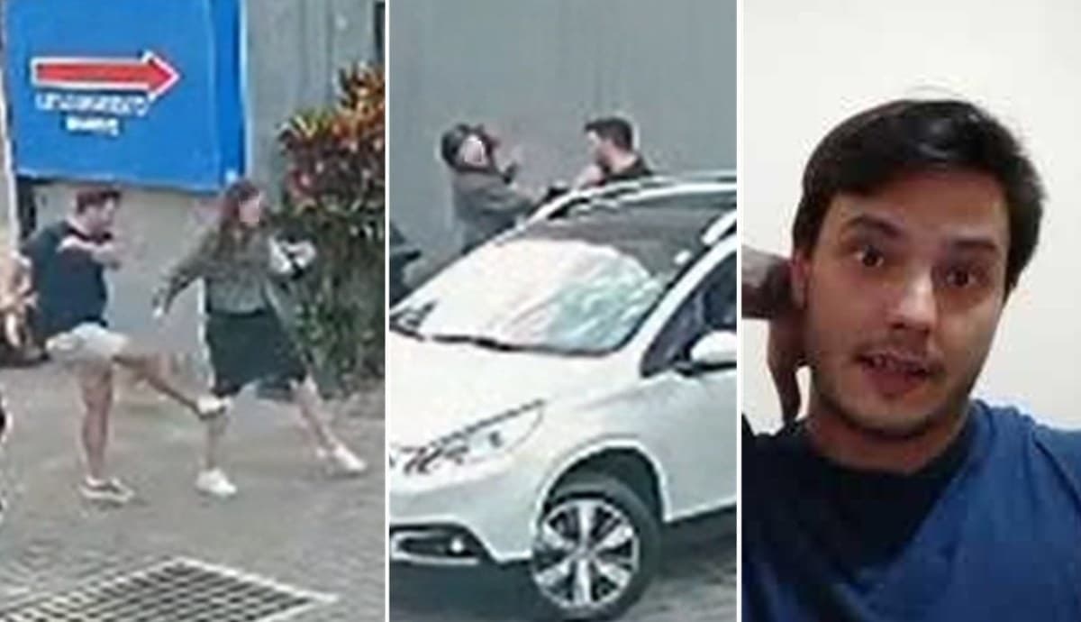 Homem flagrado dando tapa na cara de mulher em Blumenau foi candidato a vereador pelo PT