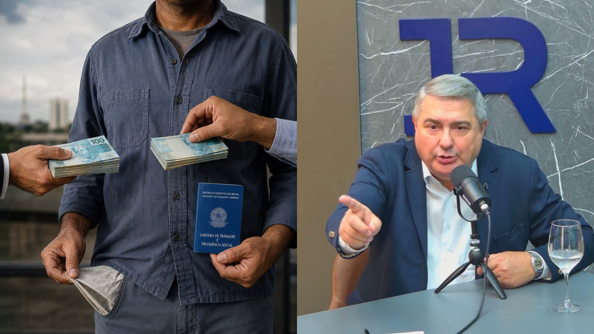 Custa R$ 10 mil e leva R$ 3.850 pra casa: Lunelli diz que governo está “tirando da boca” do trabalhador